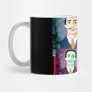 Salvador Dali collage - Spanish Surrealist Painter Mug